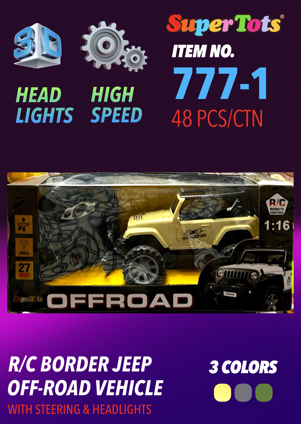 OFFROAD JEEP RC'SCar 4